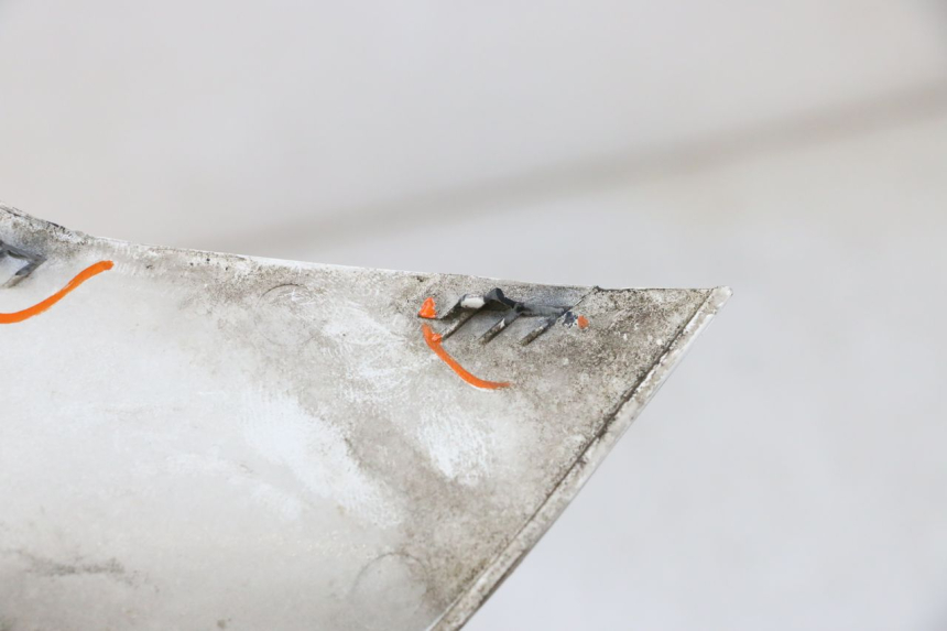 photo de BAS DE CAISSE ARRIERE DROIT PIAGGIO VESPA GTS SUPER IE 125 (2009 - 2016) - Autre angle de vue