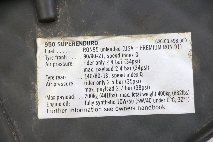 photo de BOITE A AIR KTM SUPERENDURO R 950 (2005 - 2009)
