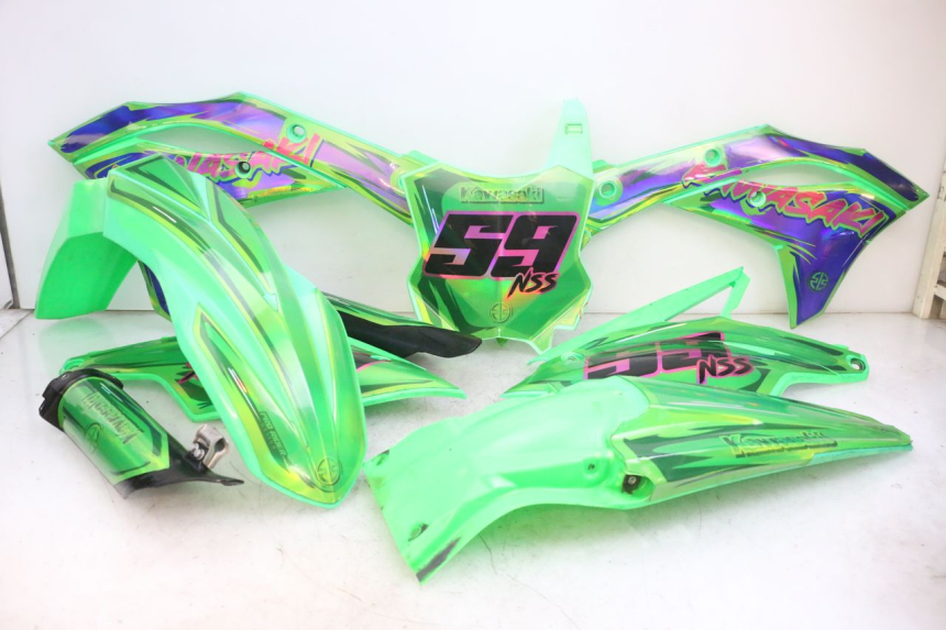 photo de CARROSSERIE CARENAGE COMPLET KAWASAKI KXF KX-F 250 (2017 - 2019) - Vue principale