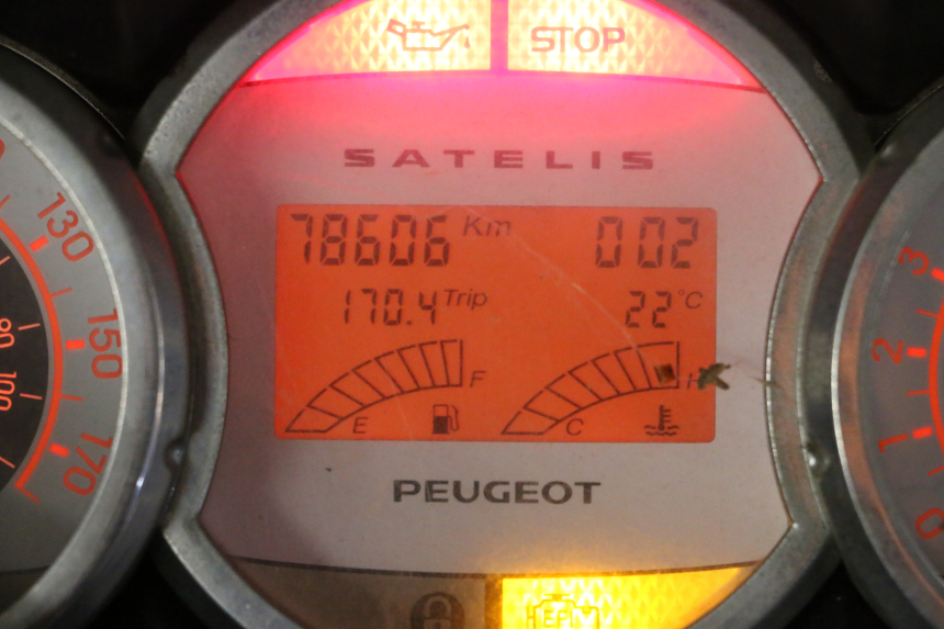 photo de COMPTEUR  PEUGEOT SATELIS 250 (2006 - 2012)