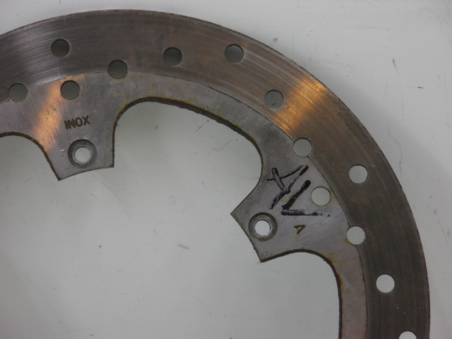 photo de DISQUE FREIN AVANT PIAGGIO XEVO - X EVO 125 (2010 - 2015) - Zoom état d’usage