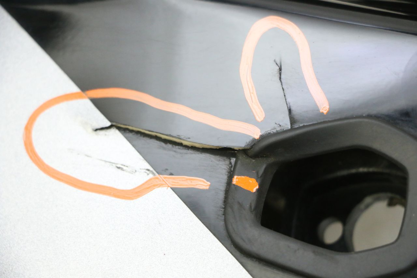 photo de FLANC LATERAL AVANT DROIT HONDA NSR R 125 (1994 - 2003) - Focus structure