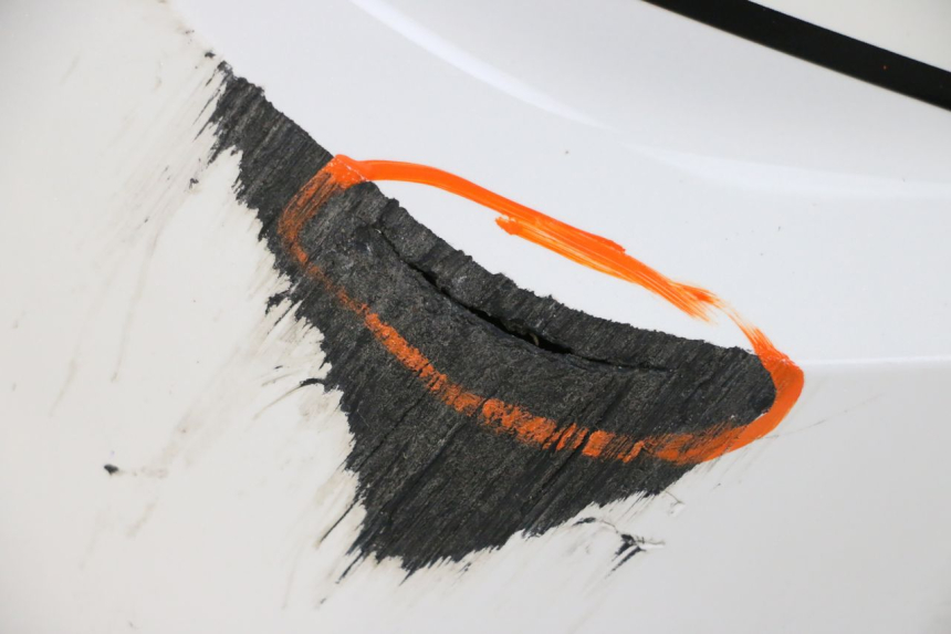 photo de FLANC LATERAL AVANT GAUCHE BMW G310 R 310 (2016 - 2020)