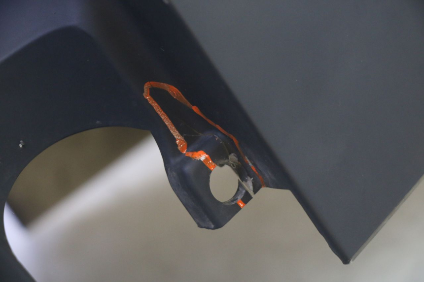 photo de GARDE BOUE AVANT PEUGEOT KISBEE 4T 50 (2018 - 2022) - Zoom état d’usage