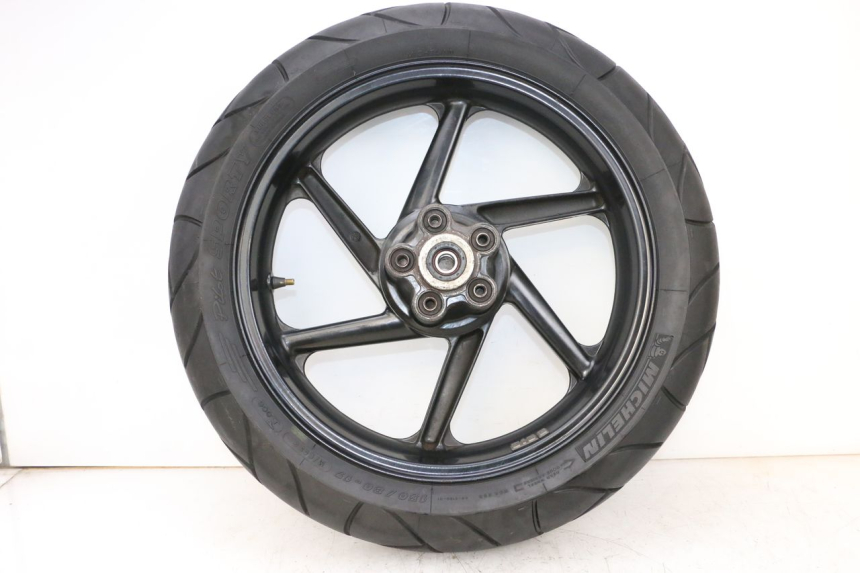 photo de JANTE ARRIÈRE ET PNEU HONDA NSR R 125 (1994 - 2003) - Détail de la pièce