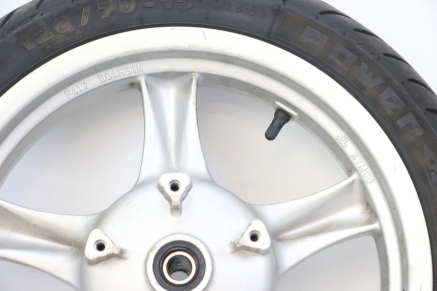 photo de JANTE AVANT ET PNEU KYMCO XCITING 500 (2007 - 2010)