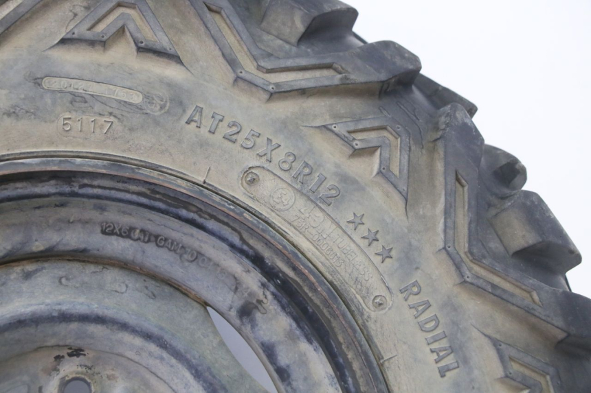 photo de JANTE AVANT ET PNEU YAMAHA YFM GRIZZLY 550 (2008 - 2015)