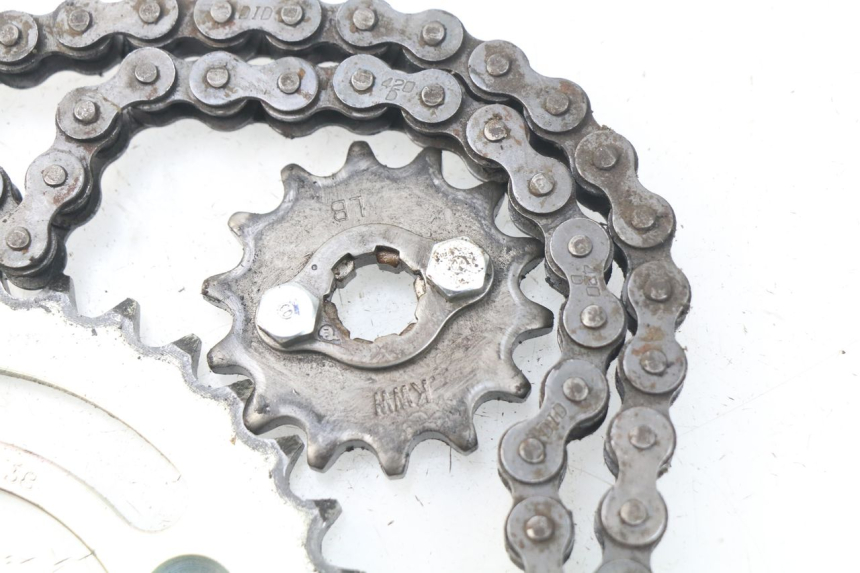 photo de KIT CHAINE HONDA CRF-F CRF F 110 (2019 - 2022)