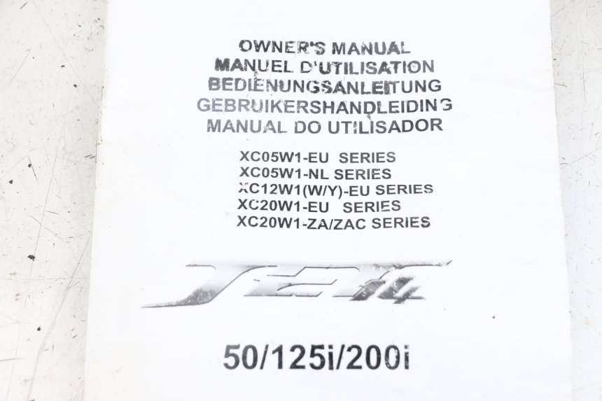 photo de MANUEL UTILISATEUR SYM JET 14 4T 50 (2018 - 2022)