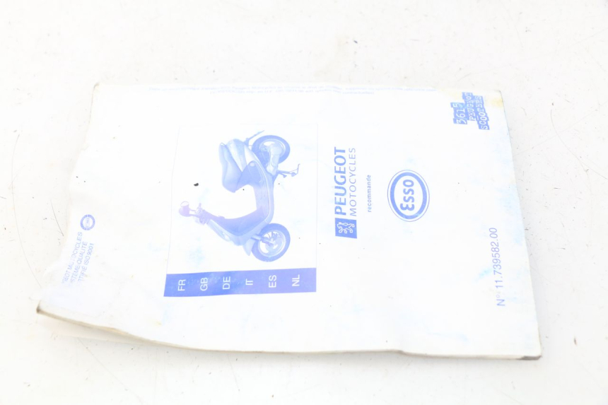 photo de MANUEL UTILISATEUR PEUGEOT VIVACITY 50 (1998 - 2003)