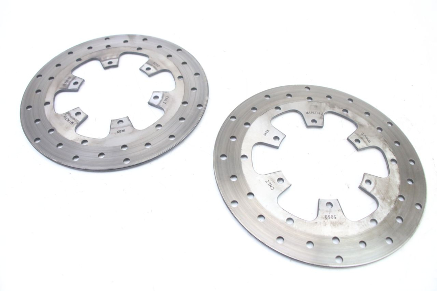 photo de PAIRE DISQUES FREIN AVANT PIAGGIO MP3 500 (2014 - 2016)