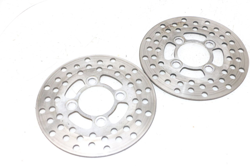 photo de PAIRE DISQUES FREIN AVANT YAMAHA YFM R RAPTOR 250 (2008 - 2014) - Vue d’ensemble