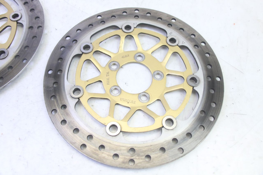 photo de PAIRE DISQUES FREIN AVANT KAWASAKI ZR 7 750 (1999 - 2001) - Zoom état d’usage